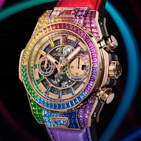 hublot rainbow watch